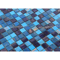 China factory blue mixed Gold Line Hot - melt mosaic wall tile floor tile